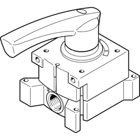 FESTO Hand Lever Valve VHER-H-B43E-G14 VHER-H-B43E-G14